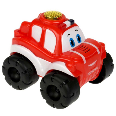 Музыкальная машинка пожарный Бип-Бип Умка HT844-R2